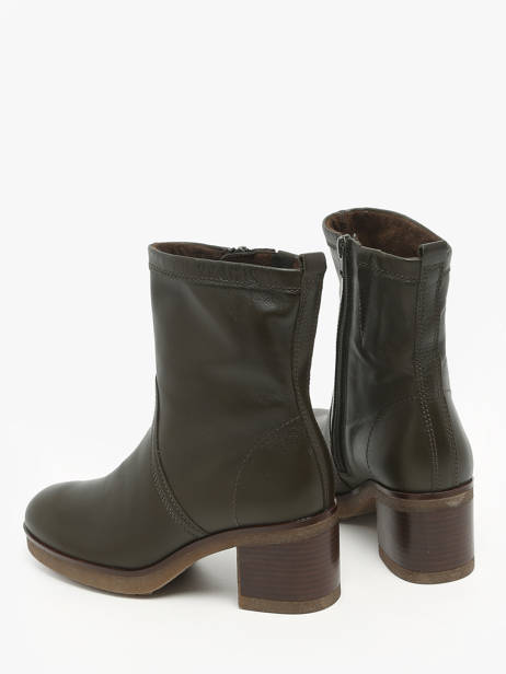Bottines à Talon In Leather Gabor Green accessoires 53 other view 3