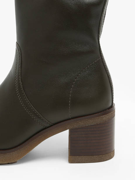 Bottines à Talon In Leather Gabor Green accessoires 53 other view 4