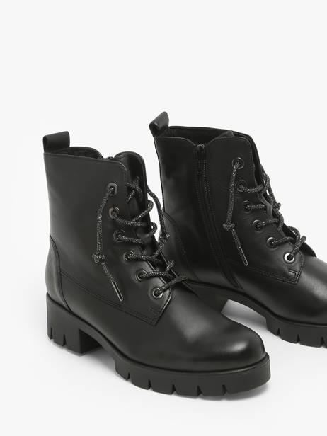 Bottines In Leather Gabor Black accessoires 37 other view 2