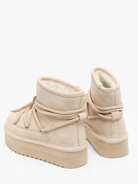 Boots Platform Mountain Colors of california Beige accessoires CYWPLA12 other view 3