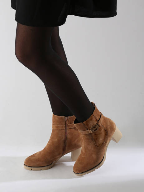 Heeled Boots In Leather Nathan baume Brown accessoires 242N3103 other view 1