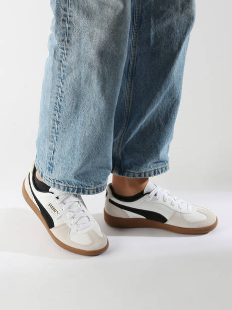 Sneakers Palermo In Leather Puma White accessoires 39646401 other view 1