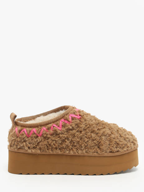 Slippers Eggy Colors of california Brown accessoires CYWPLA06
