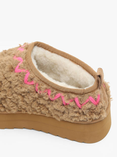 Slippers Eggy Colors of california Brown accessoires CYWPLA06 other view 3