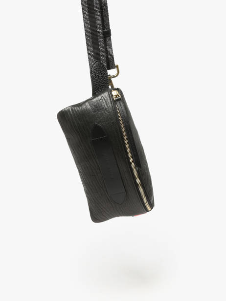 Leather Coachella Bubble Belt Bag Marie martens Black coachella MCF other view 2