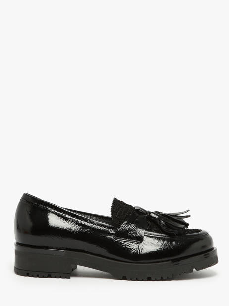 Moccasins In Leather Myma Black accessoires 103