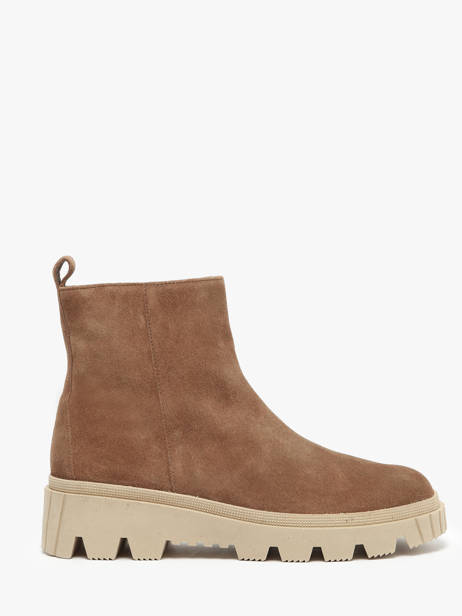 Bottines In Leather Gabor Brown accessoires 14