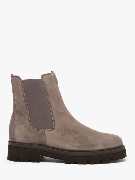 Chelsea Boots In Leather Gabor Silver accessoires 10