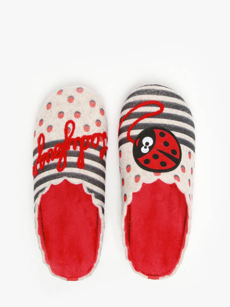 Slippers La maison de l'espadrille Red accessoires 7