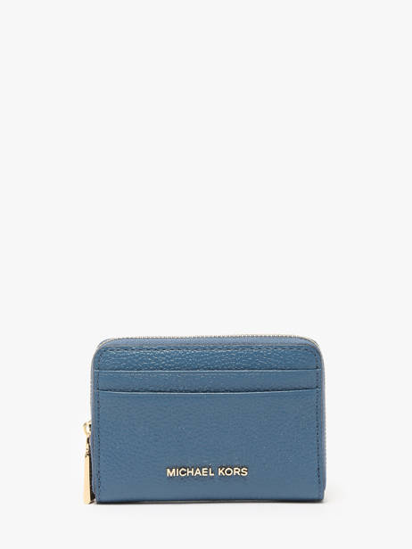 Coin Purse Leather Michael kors Blue jet set T4GJ6Z5L