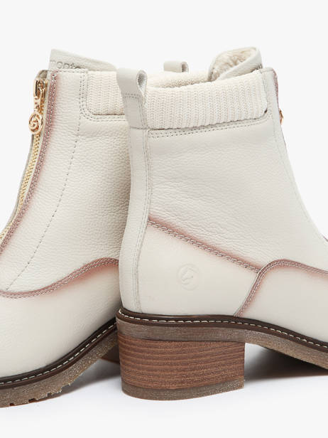 Boots In Leather Remonte Beige accessoires 80 other view 3