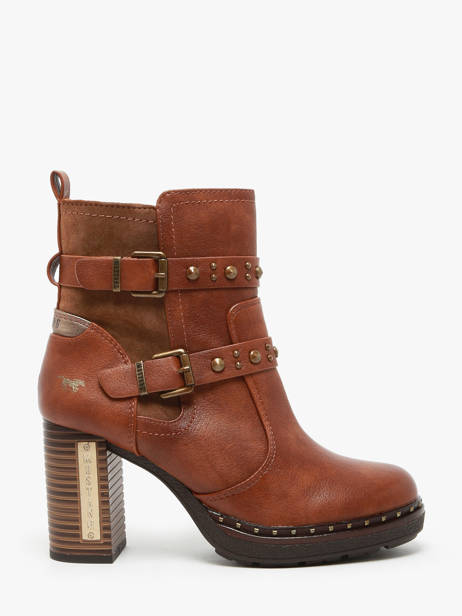 Heeled Boots Mustang Brown accessoires 1336512