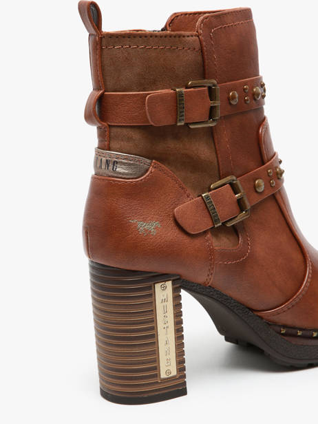 Heeled Boots Mustang Brown accessoires 1336512 other view 3