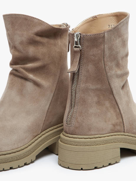 Boots In Leather Inuovo Beige accessoires 753434 other view 3