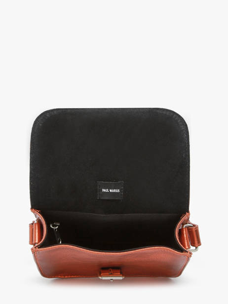 Leather L'essentiel Ginger Crossbody Bag Paul marius Orange ginger ESSENGIN other view 3
