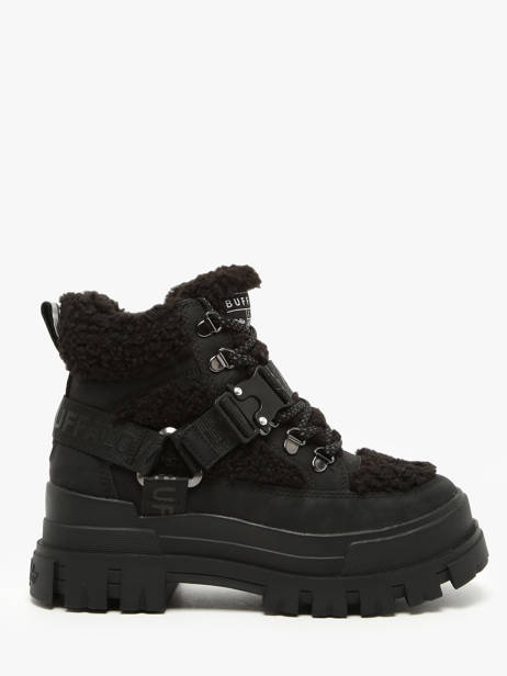 Sneakers Aspha Com Mid Warm Buffalo Black accessoires 1622328