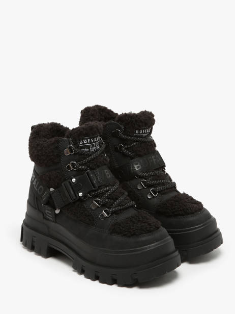Sneakers Aspha Com Mid Warm Buffalo Black accessoires 1622328 other view 2