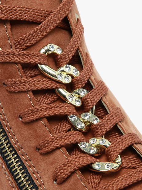 Sneakers In Leather Remonte Brown accessoires 22 other view 3