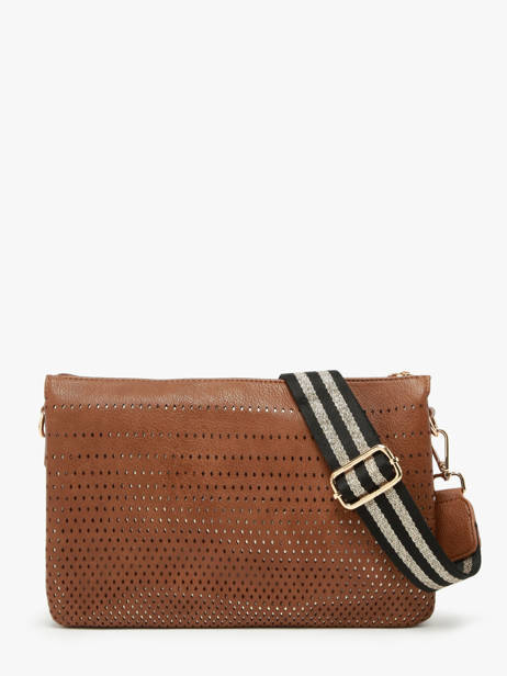 Shoulder Bag Ajoure Lulu castagnette Brown ajoure WINTER other view 4