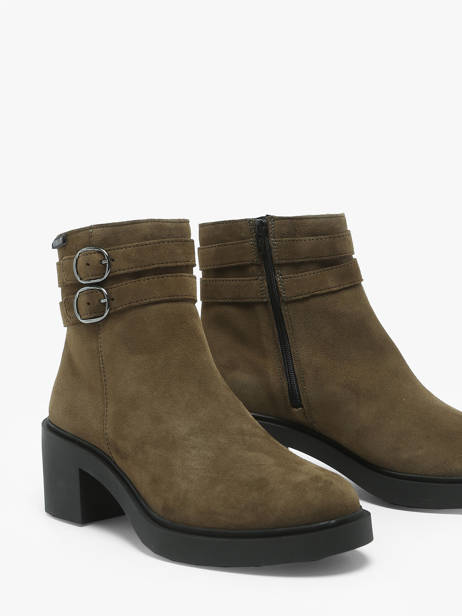 Boots Paisley In Leather Mephisto Green accessoires P5146003 other view 2