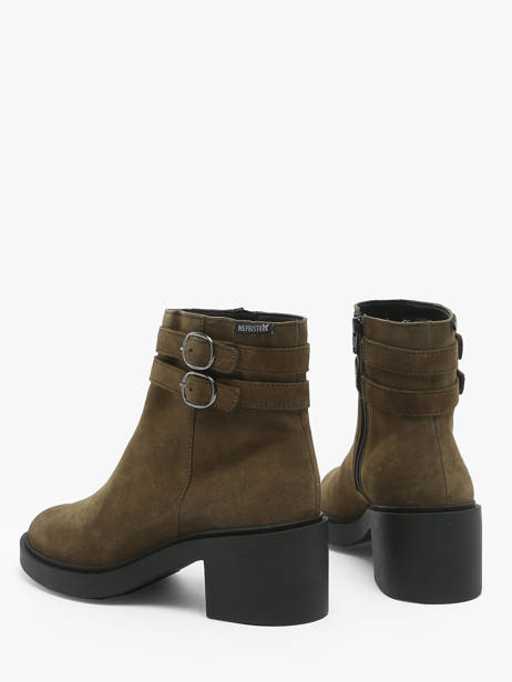Boots Paisley In Leather Mephisto Green accessoires P5146003 other view 3