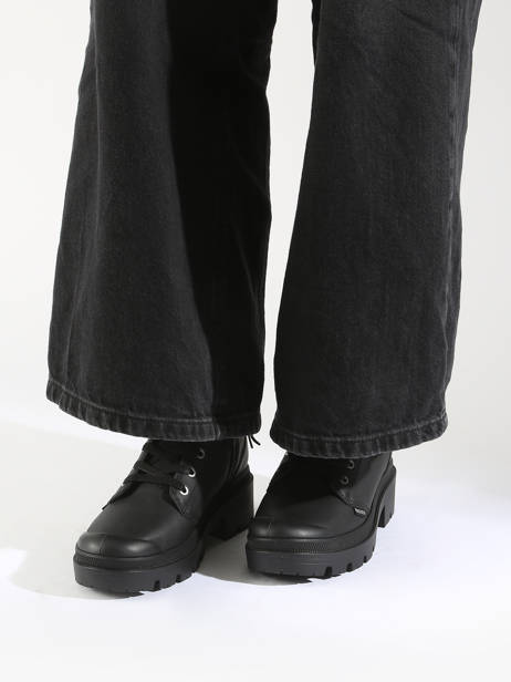 Boots Pallabase In Leather Palladium Black accessoires 96905001 other view 1