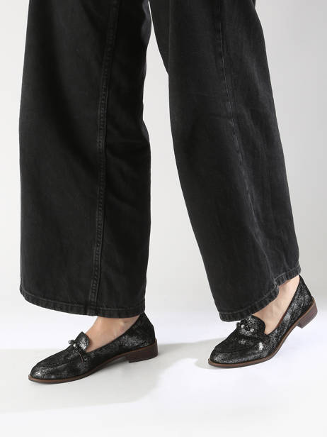 Moccasins Ides In Leather Mam'zelle Black accessoires CSIUV24 other view 1