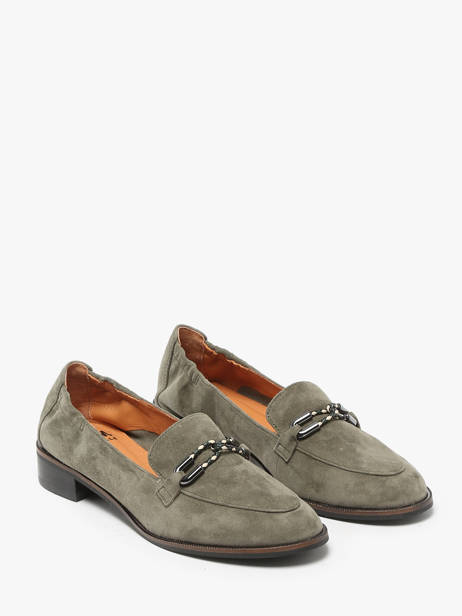 Moccasins Isco In Leather Mam'zelle Green accessoires CSIUV26 other view 2