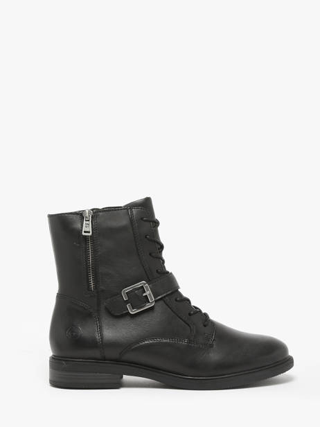 Boots In Leather Remonte Black accessoires - D1U70-00
