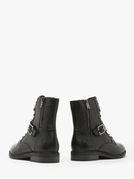 Boots In Leather Remonte Black accessoires - D1U70-00 other view 3