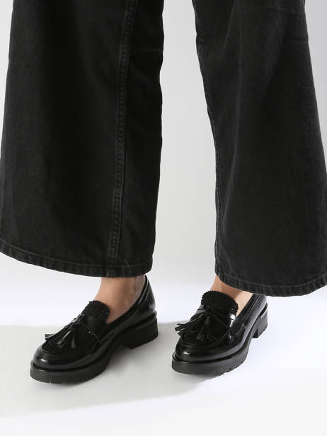 Moccasins In Leather Myma Black accessoires 103 other view 1