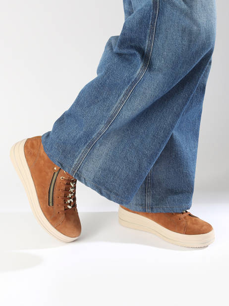 Sneakers In Leather Remonte Brown accessoires 22 other view 1