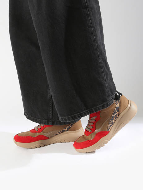 Sneakers In Leather Gabor Orange accessoires 13 other view 1