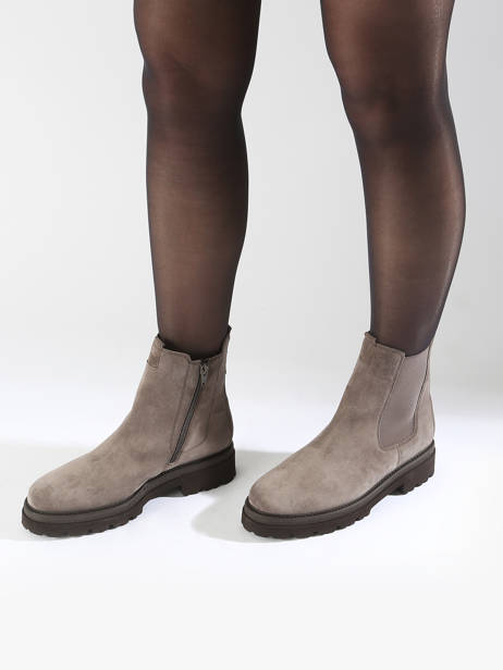 Chelsea Boots In Leather Gabor Silver accessoires 10 other view 1