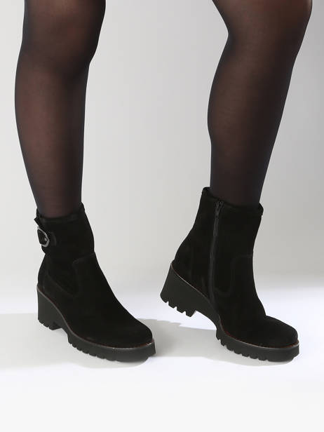 Boots In Leather Gabor Black accessoires 47 other view 1