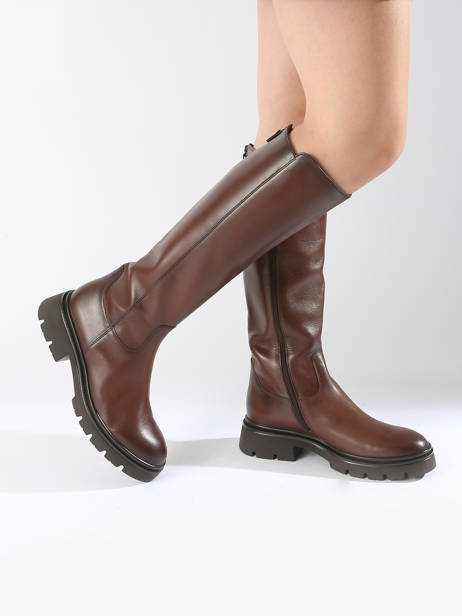 Boots In Leather Gabor Brown accessoires 24 other view 1