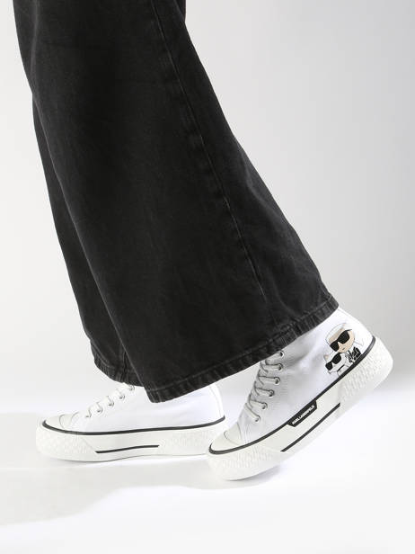 Sneakers Kampus Max Iii Twin Karl lagerfeld Blanc accessoires KL60644T vue secondaire 1