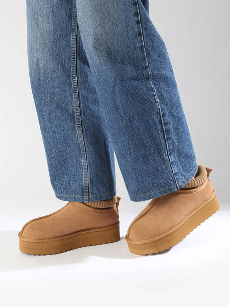 Boots Eggy Platform Colors of california Brown accessoires CYWPLA09 other view 1