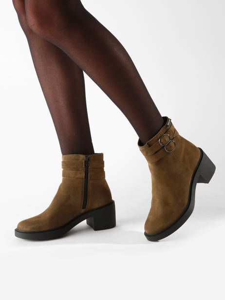 Boots Paisley In Leather Mephisto Green accessoires P5146003 other view 1