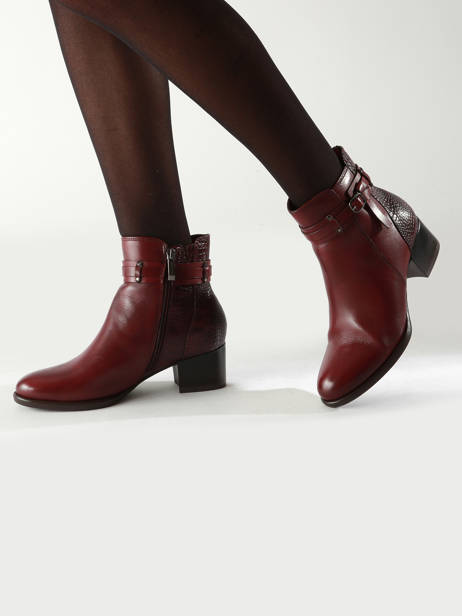 Boots In Leather Tamaris Red accessoires 43 other view 1