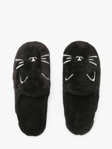 Slippers La maison de l'espadrille Black accessoires 7