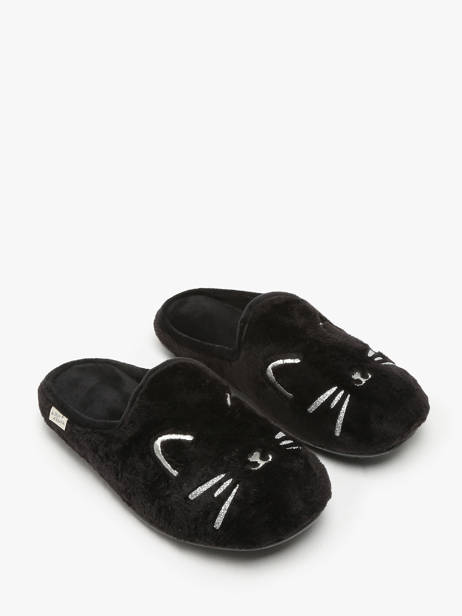 Slippers La maison de l'espadrille Black accessoires 7 other view 2