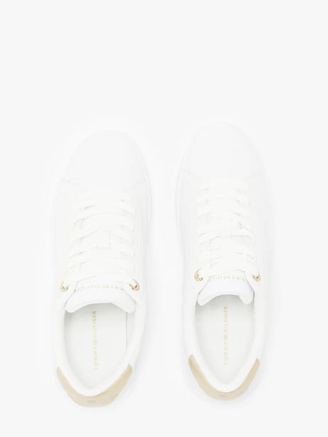 Sneakers In Leather Tommy hilfiger White accessoires 8382YBS other view 4