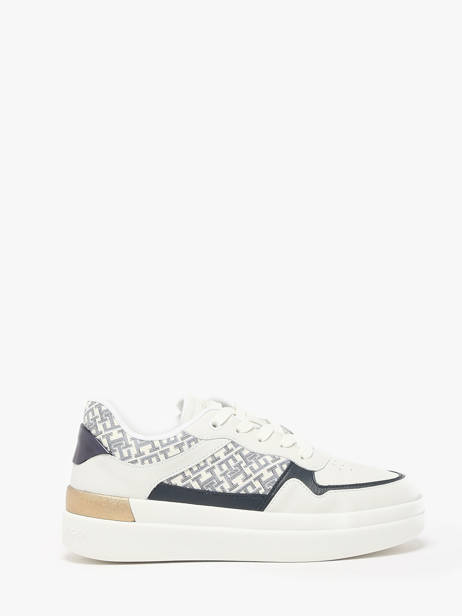 Sneakers In Leather Tommy hilfiger White accessoires 8381YBL