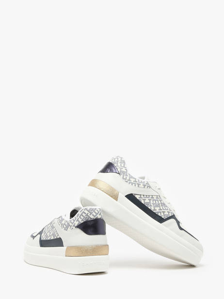 Sneakers In Leather Tommy hilfiger White accessoires 8381YBL other view 3