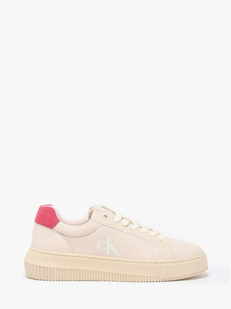 Sneakers In Leather Calvin klein jeans Pink accessoires 16700JV
