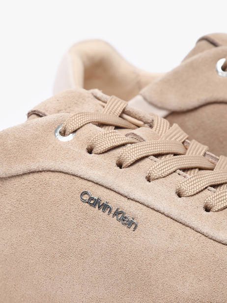 Sneakers In Leather Calvin klein jeans Beige accessoires 24360HP other view 3