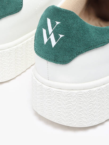 Sneakers Vicky Vanessa wu Vert accessoires BK2553VT vue secondaire 3