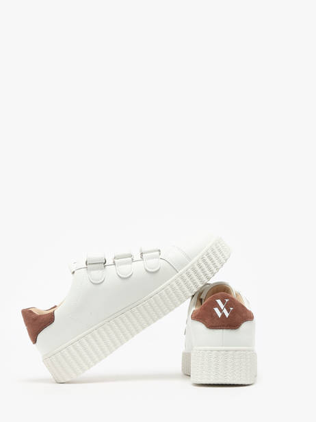 Sneakers Vicky Vanessa wu Marron accessoires BK2553CH vue secondaire 3