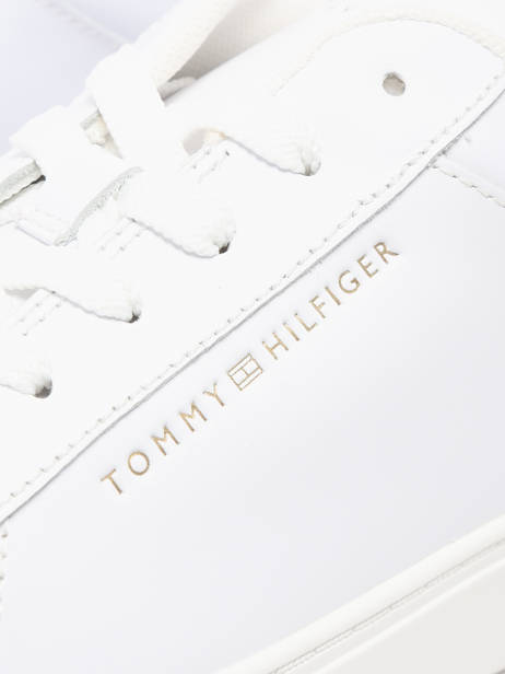 Sneakers In Leather Tommy hilfiger White accessoires 8320YBS other view 3